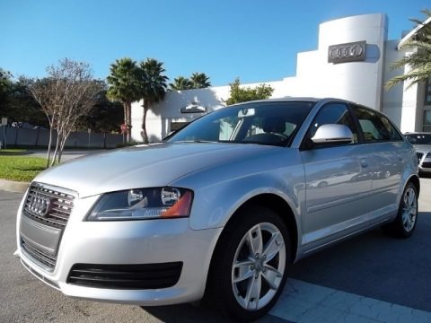 Ice Silver Metallic 2009 Audi A3 2.0T Ice Silver Metallic 2009 Audi A3 2.0T
