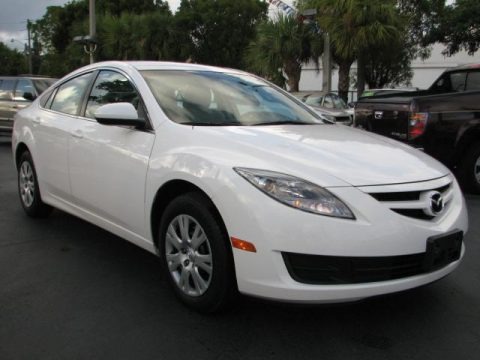 Performance White 2010 Mazda MAZDA6 i Sport Sedan Performance White 2010 Mazda MAZDA6 i Sport Sedan