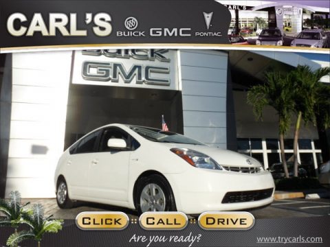 Super White 2007 Toyota Prius Hybrid Super White 2007 Toyota Prius Hybrid