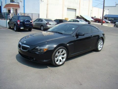 Jet Black 2006 BMW 6 Series 650i Coupe