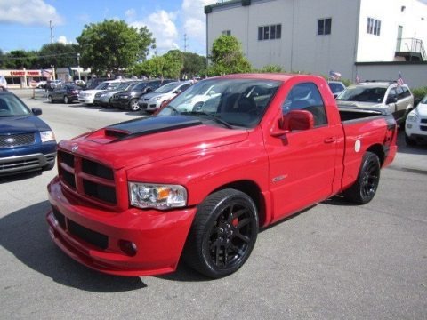 Flame Red 2005 Dodge Ram 1500 SRT-10 Regular Cab Flame Red 2005 Dodge Ram 1500 SRT-10 Regular Cab