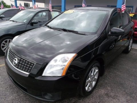 Super Black 2007 Nissan Sentra 2.0 S