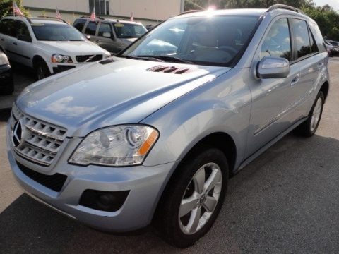 Alpine Rain Metallic 2009 Mercedes-Benz ML 350 4Matic Alpine Rain Metallic 2009 Mercedes-Benz ML 350 4Matic