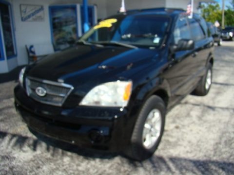 Ebony Black 2004 Kia Sorento LX Ebony Black 2004 Kia Sorento LX