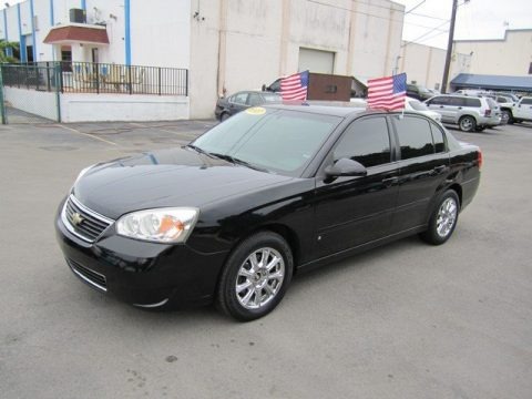 Black 2007 Chevrolet Malibu LT Sedan Black 2007 Chevrolet Malibu LT Sedan