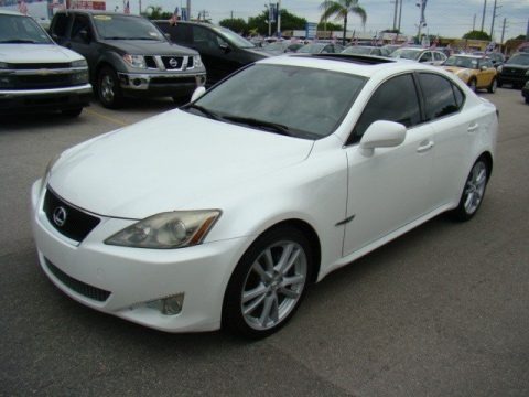 Starfire White Pearl 2007 Lexus IS 250