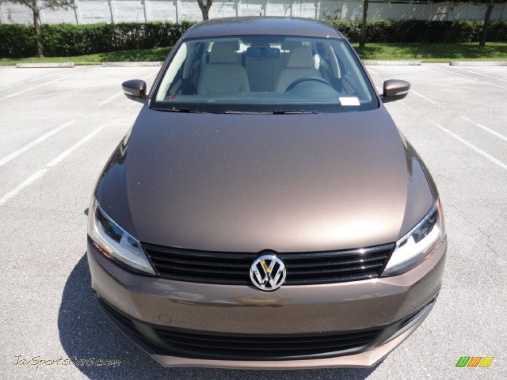2012 Volkswagen Jetta SE Sedan in Toffee Brown Metallic photo 8
