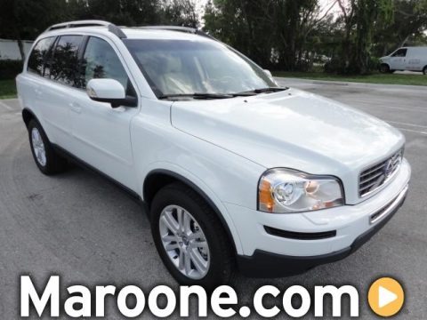 Ice White 2012 Volvo XC90 3.2