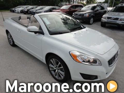 Ice White 2011 Volvo C70 T5