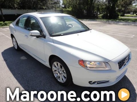 Ice White 2011 Volvo S80 3.2
