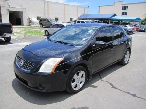 Super Black 2007 Nissan Sentra 2.0 S