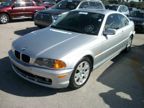 Titanium Silver Metallic 2002 BMW 3 Series 325i Coupe Titanium Silver Metallic 2002 BMW 3 Series 325i Coupe