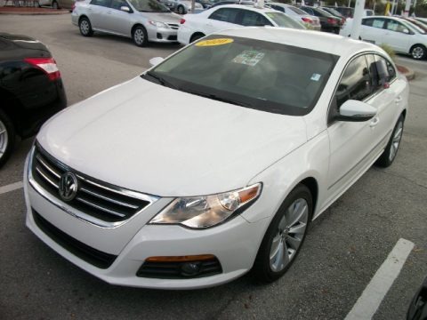 Candy White 2010 Volkswagen CC Sport Candy White 2010 Volkswagen CC Sport