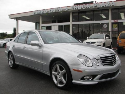 Iridium Silver Metallic 2009 Mercedes-Benz E 350 4Matic Sedan Iridium Silver Metallic 2009 Mercedes-Benz E 350 4Matic Sedan