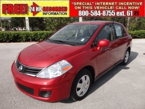 Red Brick 2011 Nissan Versa 1.8 S Sedan Red Brick 2011 Nissan Versa 1.8 S Sedan