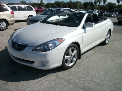 Arctic Frost Pearl 2006 Toyota Solara SLE V6 Convertible