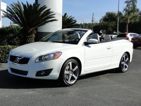 Ice White 2012 Volvo C70 T5