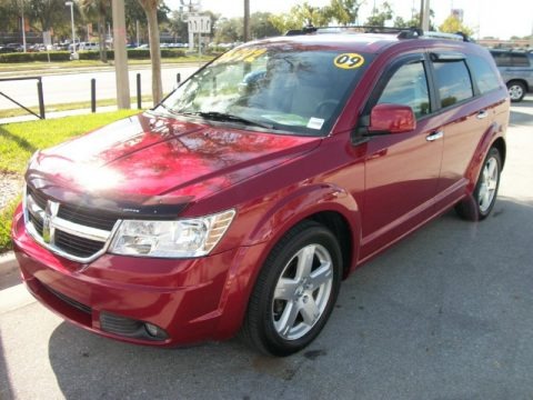 Inferno Red Crystal Pearl 2009 Dodge Journey R/T Inferno Red Crystal Pearl 2009 Dodge Journey R/T