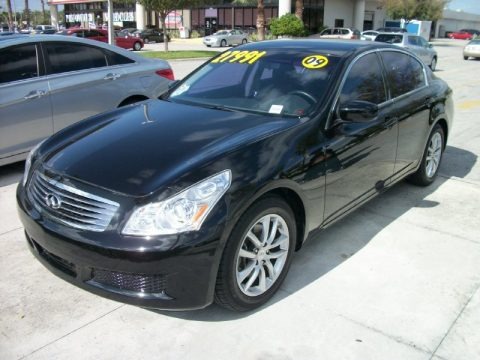 Black Obsidian 2009 Infiniti G 37 Sedan