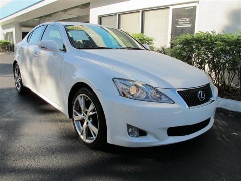 Starfire White Pearl 2009 Lexus IS 250