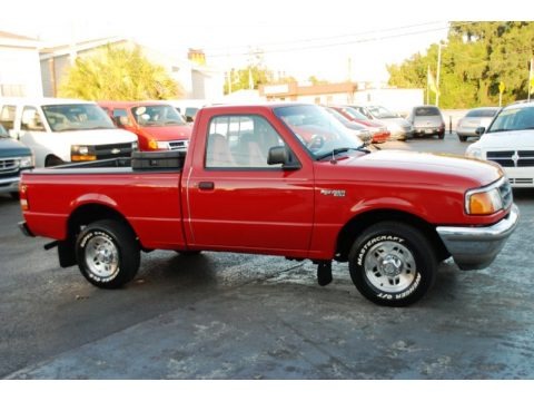 Bright Red 1997 Ford Ranger XLT Regular Cab Bright Red 1997 Ford Ranger XLT Regular Cab