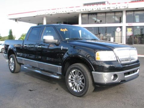Black 2008 Lincoln Mark LT SuperCrew 4x4