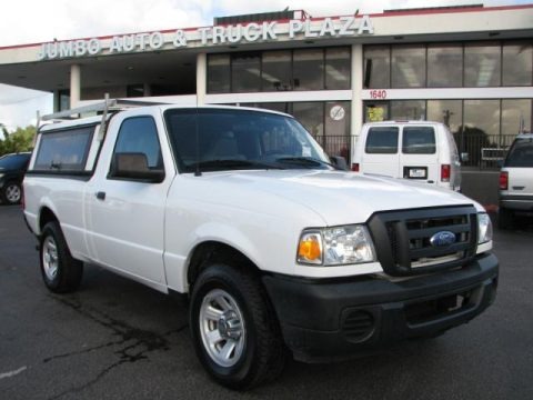 Oxford White 2008 Ford Ranger XL Regular Cab Oxford White 2008 Ford Ranger XL Regular Cab