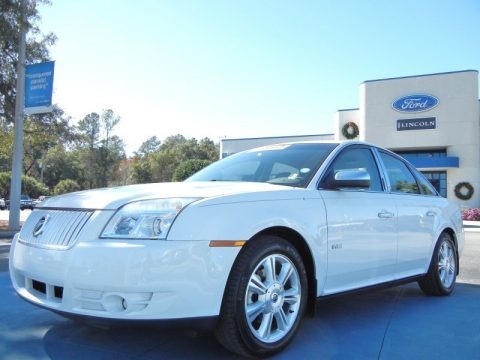 Oxford White 2008 Mercury Sable Premier Sedan