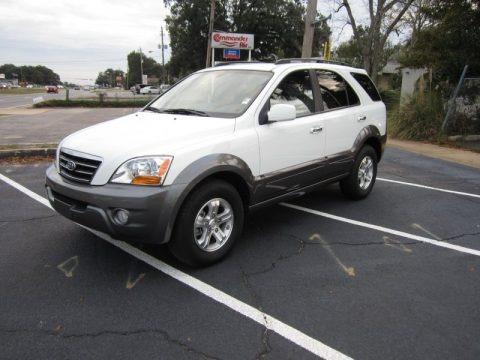 Clear White 2008 Kia Sorento EX Clear White 2008 Kia Sorento EX