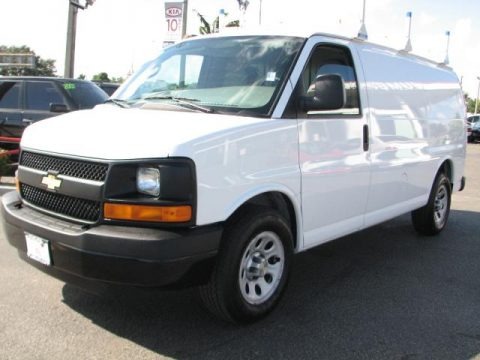 Summit White 2010 Chevrolet Express 1500 Work Van Summit White 2010 Chevrolet Express 1500 Work Van