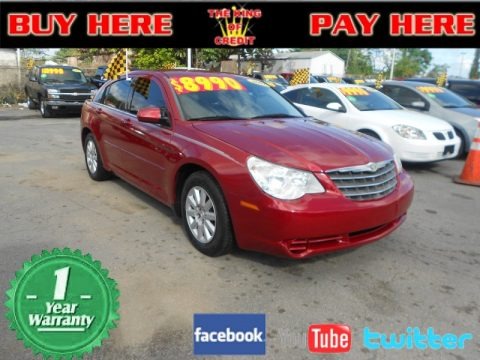 Inferno Red Crystal Pearl 2007 Chrysler Sebring Sedan