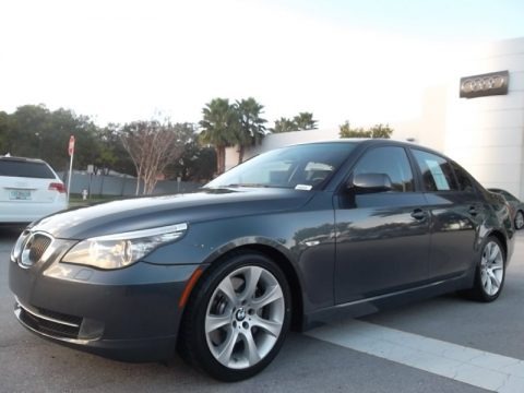 Platinum Grey Metallic 2009 BMW 5 Series 535i Sedan
