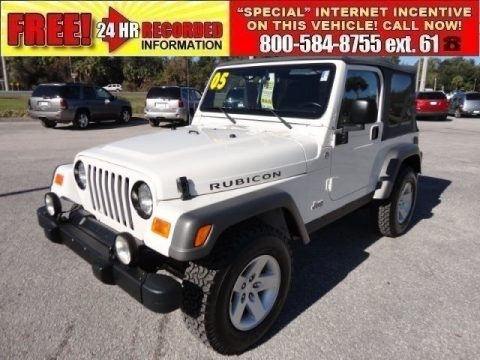 Stone White 2005 Jeep Wrangler Rubicon 4x4 Stone White 2005 Jeep Wrangler Rubicon 4x4