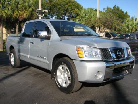 Radiant Silver 2006 Nissan Titan LE Crew Cab
