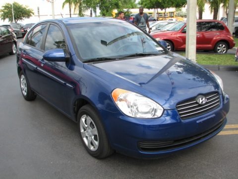 Dark Sapphire Blue 2006 Hyundai Accent GLS Sedan Dark Sapphire Blue 2006 Hyundai Accent GLS Sedan