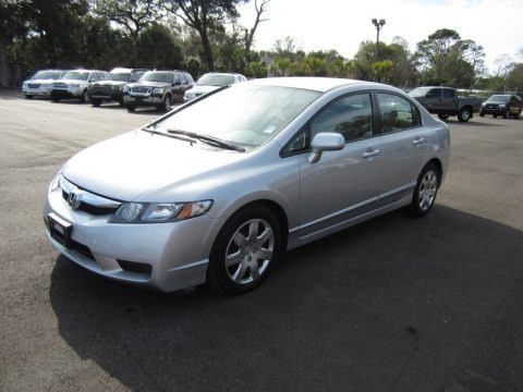 Alabaster Silver Metallic 2010 Honda Civic LX Sedan Alabaster Silver Metallic 2010 Honda Civic LX Sedan