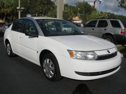 White 2003 Saturn ION 2 Sedan