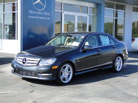 Magnetite Black Metallic 2012 Mercedes-Benz C 250 Sport Magnetite Black Metallic 2012 Mercedes-Benz C 250 Sport