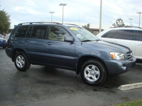 Bluestone Metallic 2007 Toyota Highlander Bluestone Metallic 2007 Toyota Highlander