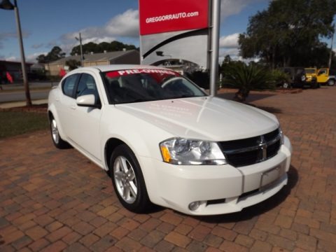 Stone White 2010 Dodge Avenger R/T