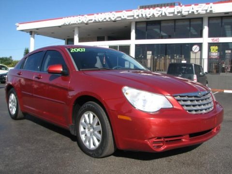 Inferno Red Crystal Pearl 2007 Chrysler Sebring Sedan