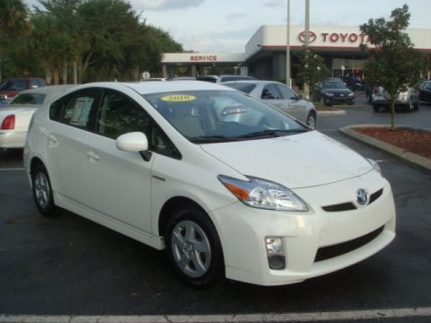Blizzard White Pearl 2010 Toyota Prius Hybrid II Blizzard White Pearl 2010 Toyota Prius Hybrid II