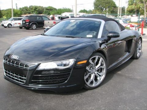 Phantom Black Pearl Effect 2011 Audi R8 Spyder 5.2 FSI quattro Phantom Black Pearl Effect 2011 Audi R8 Spyder 5.2 FSI quattro