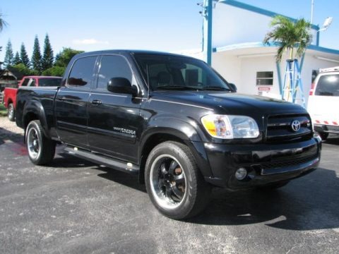 Black 2005 Toyota Tundra SR5 Double Cab Black 2005 Toyota Tundra SR5 Double Cab