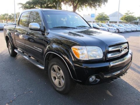 Black 2005 Toyota Tundra SR5 Double Cab Black 2005 Toyota Tundra SR5 Double Cab