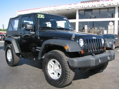 Black 2010 Jeep Wrangler Sport 4x4 Black 2010 Jeep Wrangler Sport 4x4