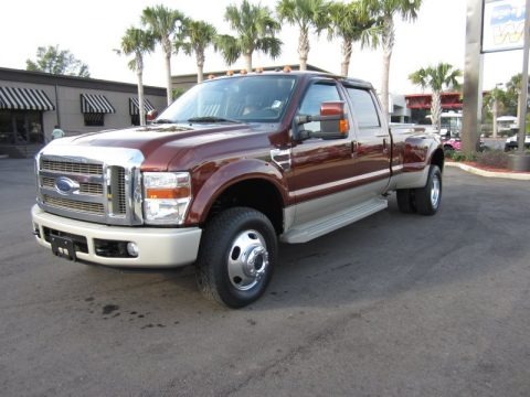 Dark Copper Metallic 2008 Ford F350 Super Duty King Ranch Crew Cab 4x4 Dually Dark Copper Metallic 2008 Ford F350 Super Duty King Ranch Crew Cab 4x4 Dually