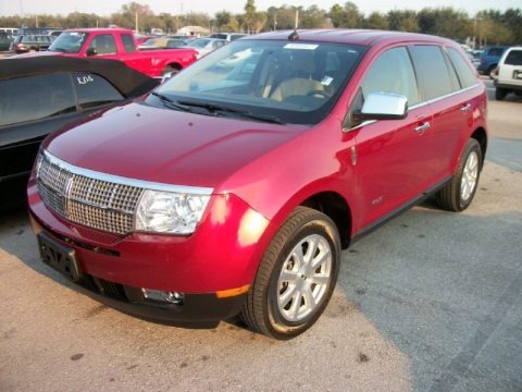 Vivid Red Metallic 2009 Lincoln MKX Vivid Red Metallic 2009 Lincoln MKX