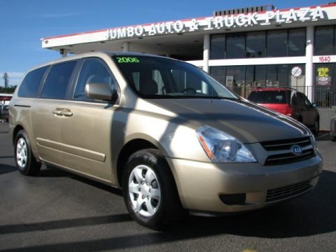 Sunset Gold 2006 Kia Sedona LX Sunset Gold 2006 Kia Sedona LX