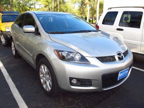 True Silver Metallic 2007 Mazda CX-7 Touring